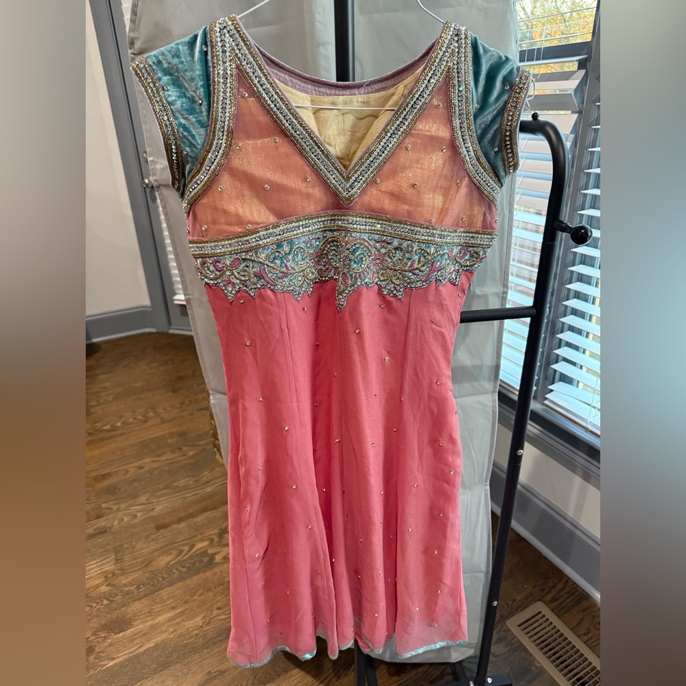 Ladlee pink salwar Indian suit wedding